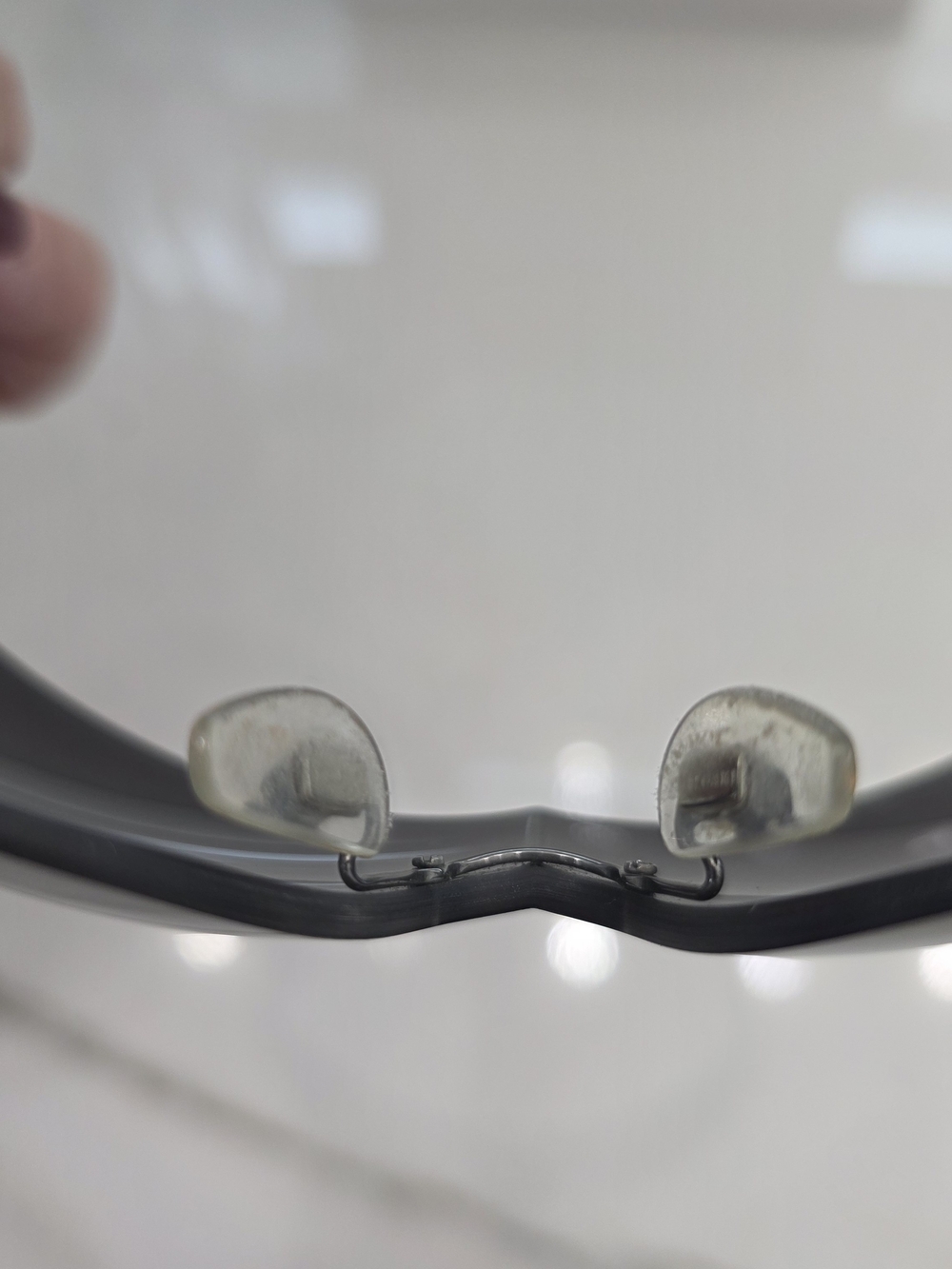 Bvlgari Black Gradient Shield Sunglasses with Silver Accents - Picture 8 of 9